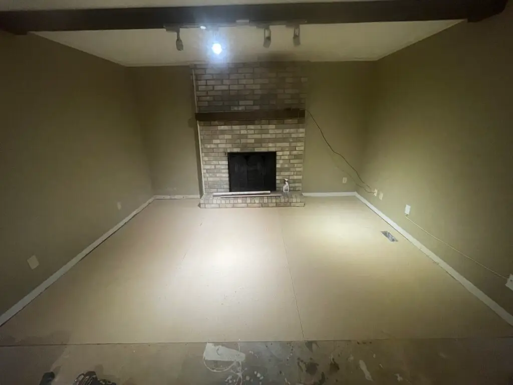Subfloor Repair and Laminate Flooring Installation in North Little Rock — flooring install