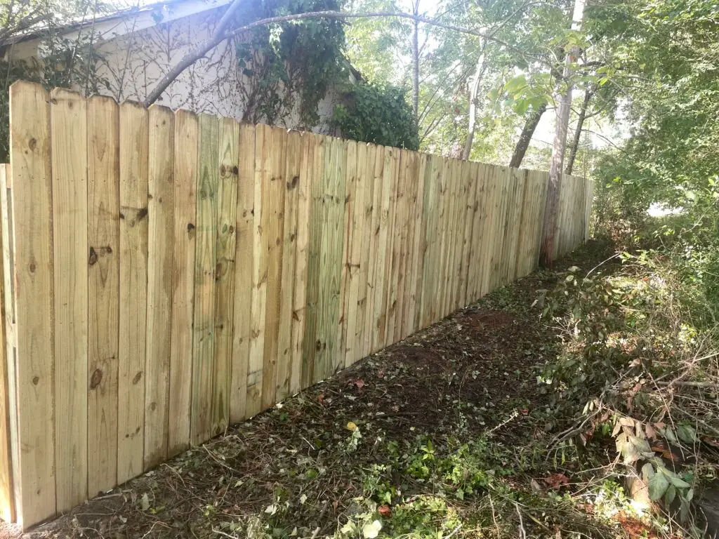 Wood Picket Fence Installation in Cabot — cabot