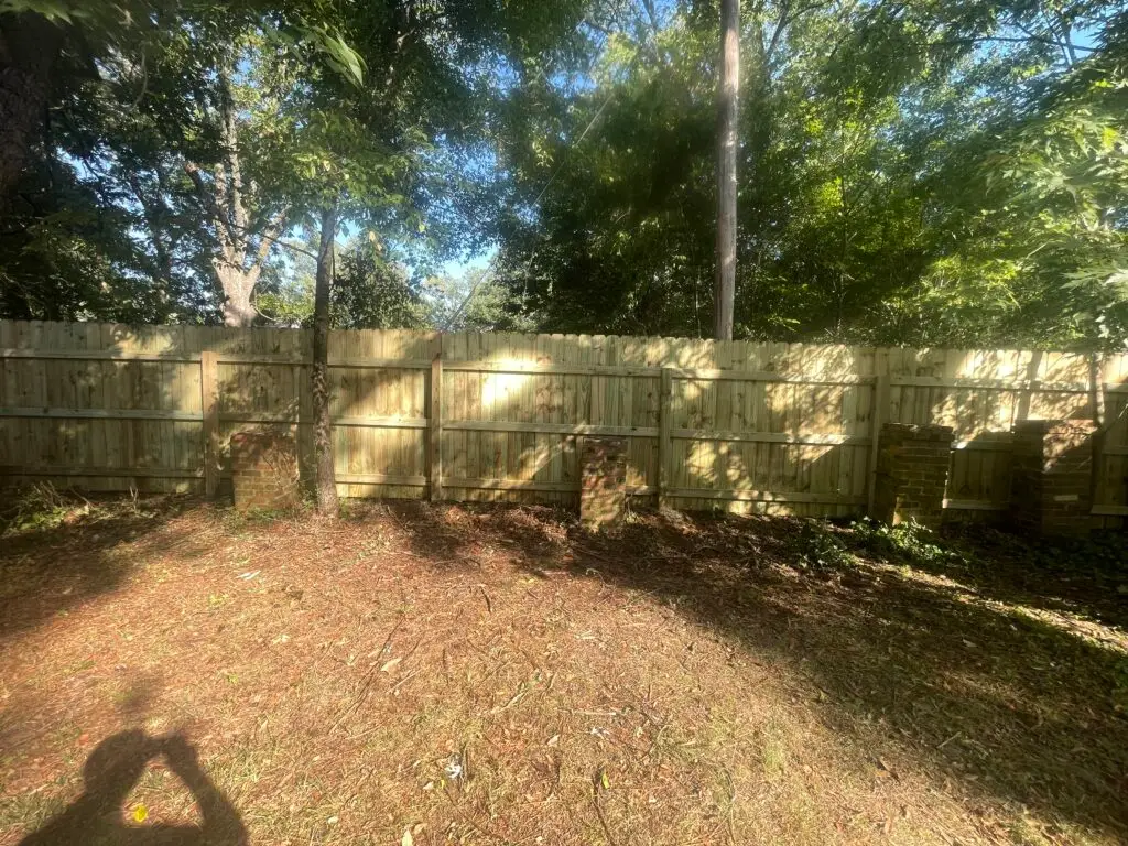 Wood Picket Fence Installation in Cabot — cabot handyman