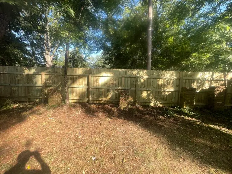 Wood Picket Fence Installation in Cabot — cabot handyman
